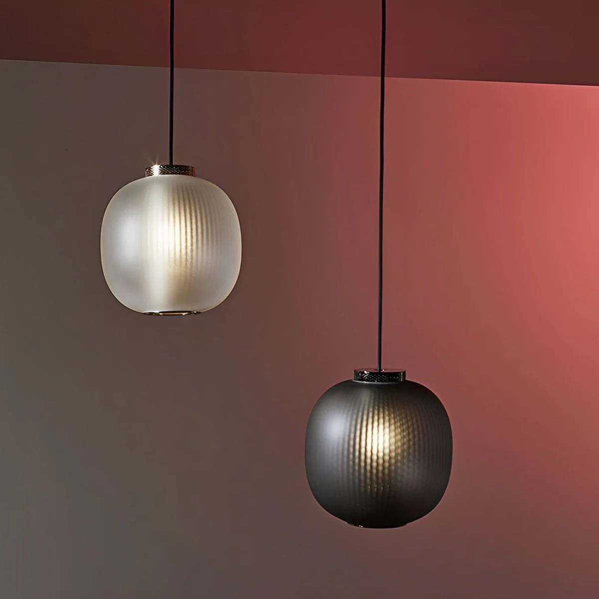 Modern Cream Style Glass Lantern LED Indoor Pendant Lights - Image 5