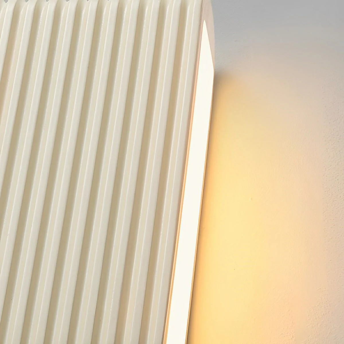Modern Cream Style Solid Rectangular LED Indoor Wall Sconce - Image 11