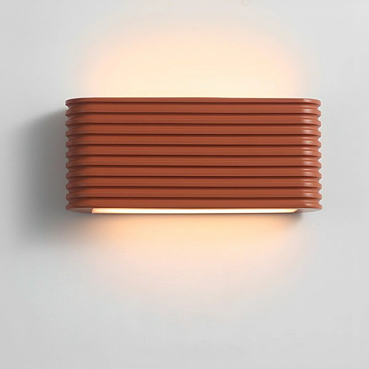 Modern Cream Style Solid Rectangular LED Indoor Wall Sconce - Image 9