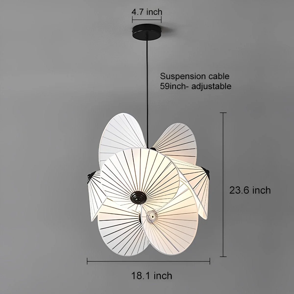 Modern Creative Minimalist Umbrella Art Chandelier Light - Image 8