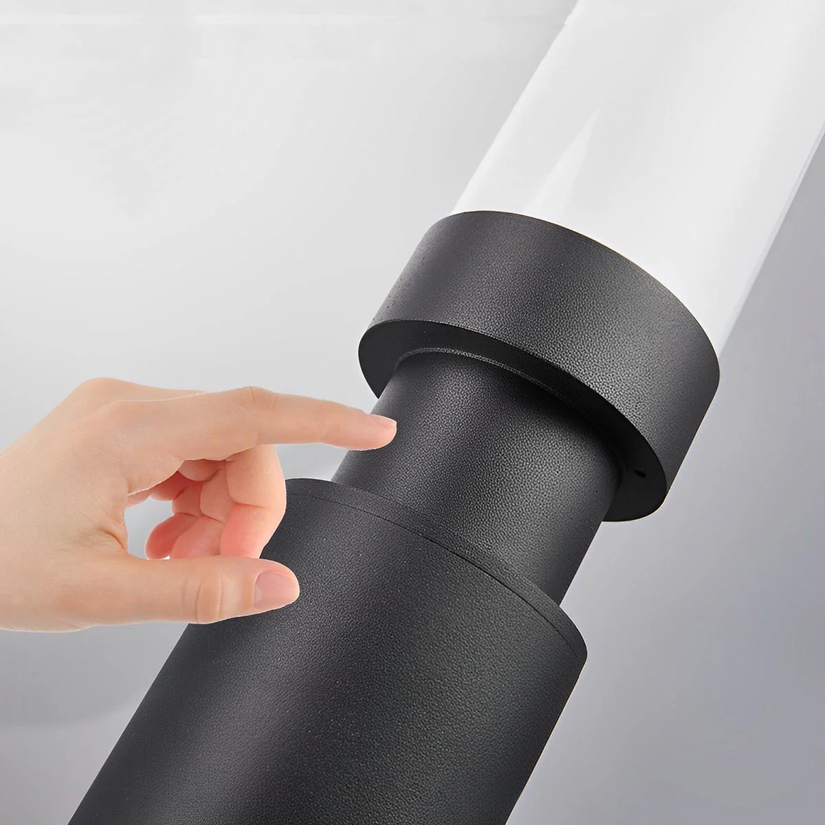 Waterproof Modern Cylinder Long Barrel Column Post Lights Pillar Lights - Image 9