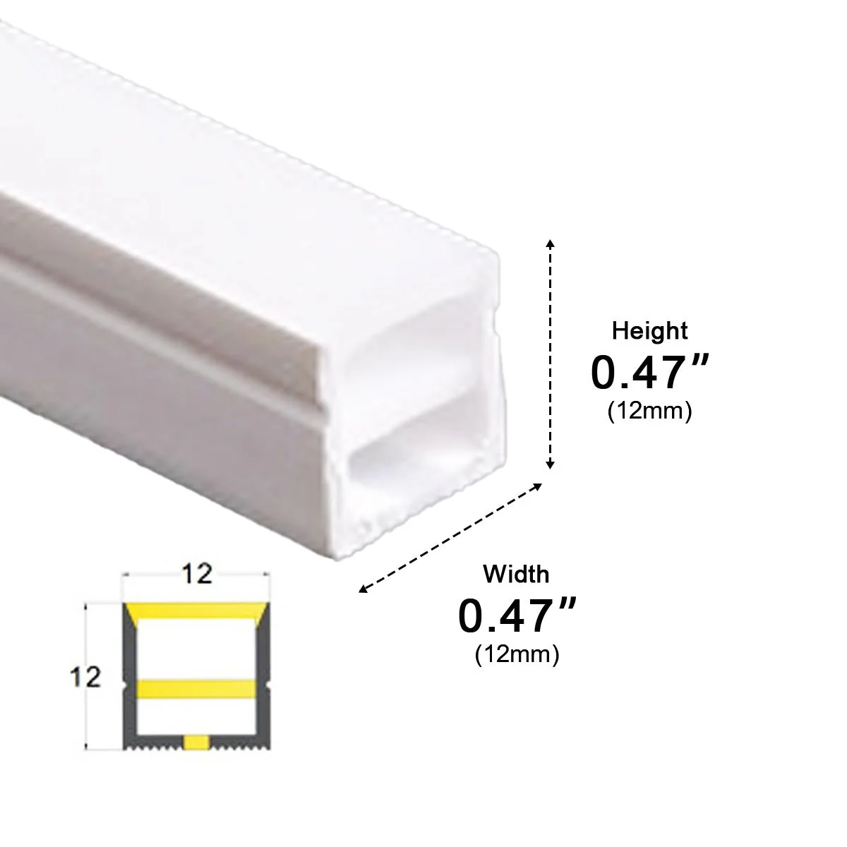 DIY Waterproof Recessed Silicone Modern Flexible LED Strip Lights Outdoor Linear Light DC24V - Image 15
