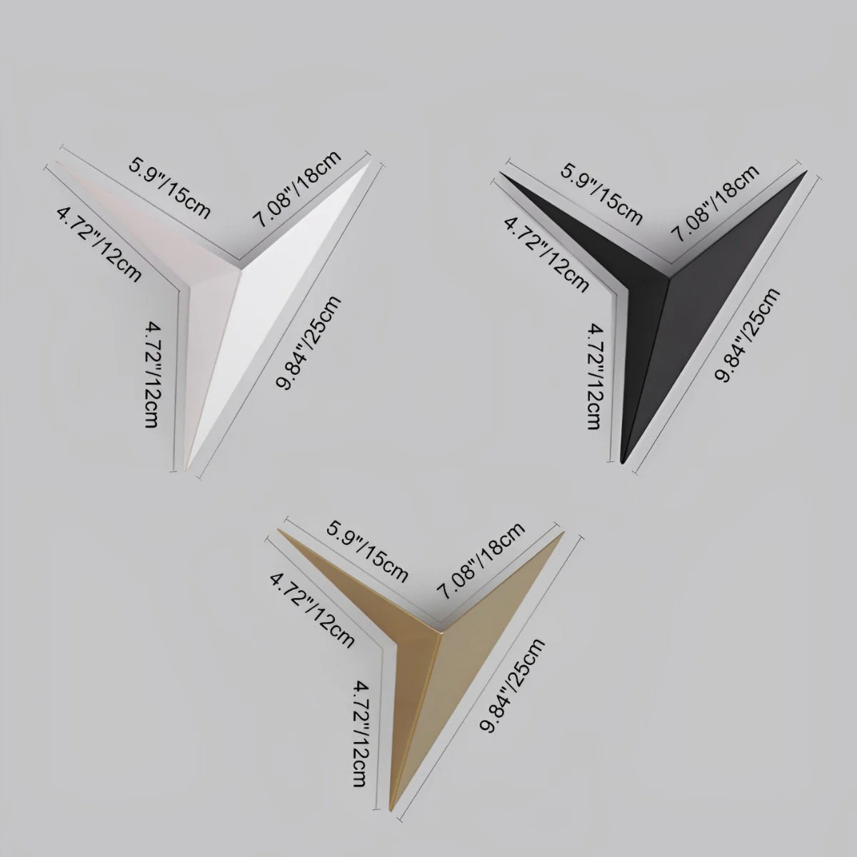 Modern Geometric Indoor Minimalist LED Wall Sconces Lights - Image 13