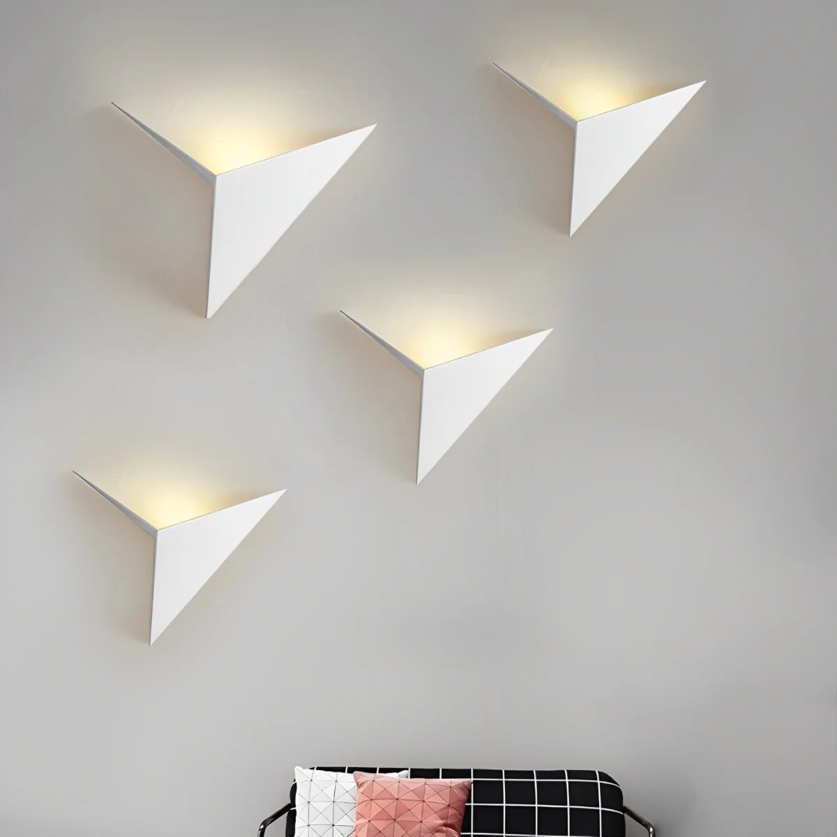 Modern Geometric Indoor Minimalist LED Wall Sconces Lights - Image 5