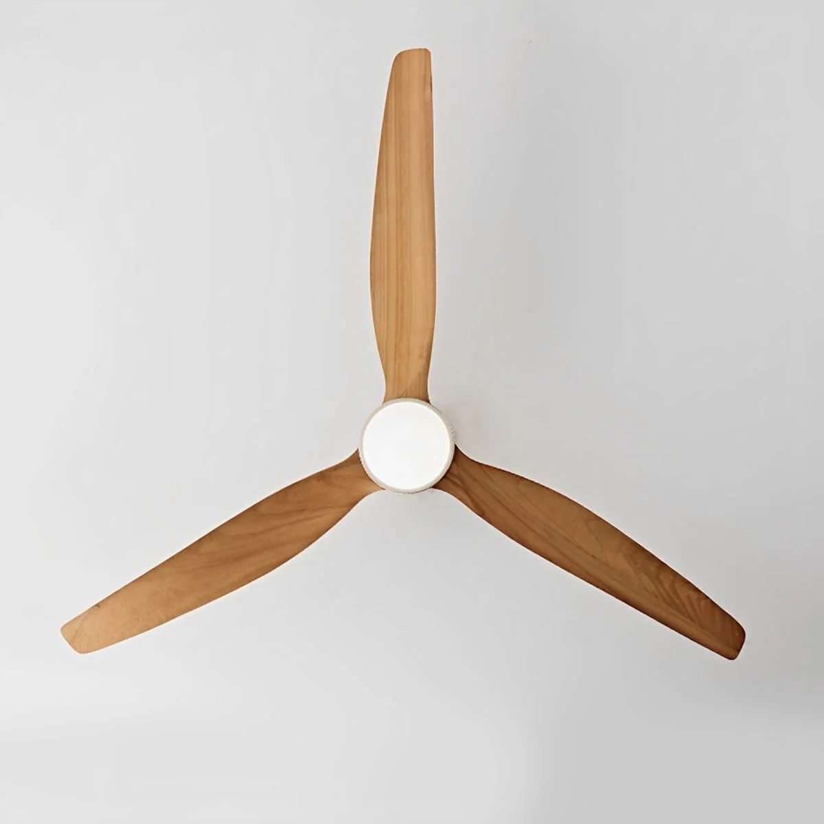 Modern Wood Grain 6-Speed Reverse DC Motor Fan Ceiling Fan Light - Image 14