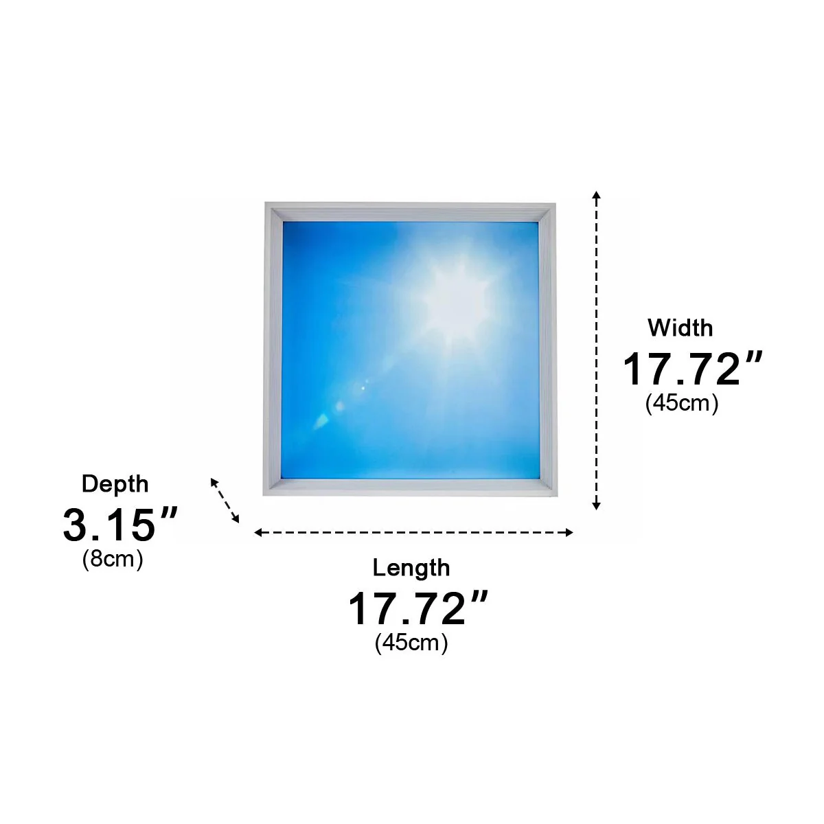Modern Imitation Sky LED Light Dimmable Ceiling Light - Image 10