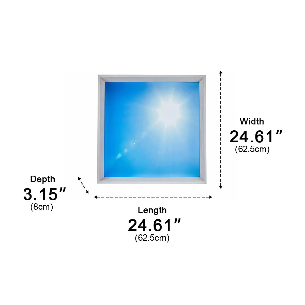 Modern Imitation Sky LED Light Dimmable Ceiling Light - Image 13