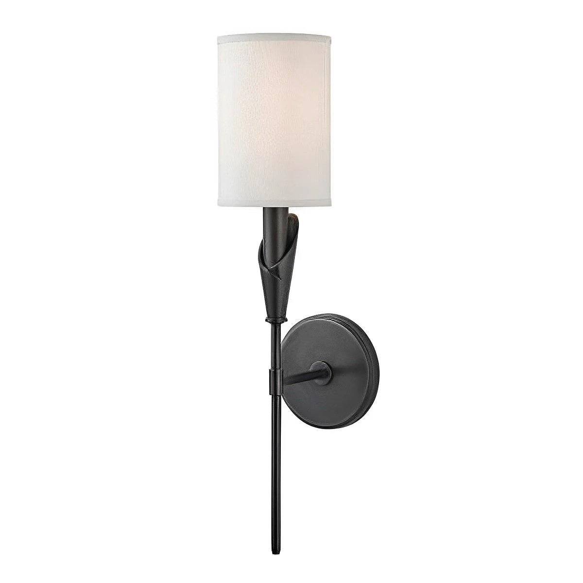 Modern Indoor Wall Sconces with White Fabric Shade - Image 7