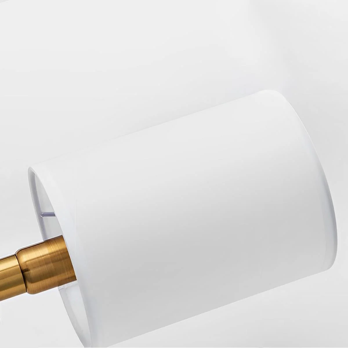 Modern Indoor Wall Sconces with White Fabric Shade - Image 8