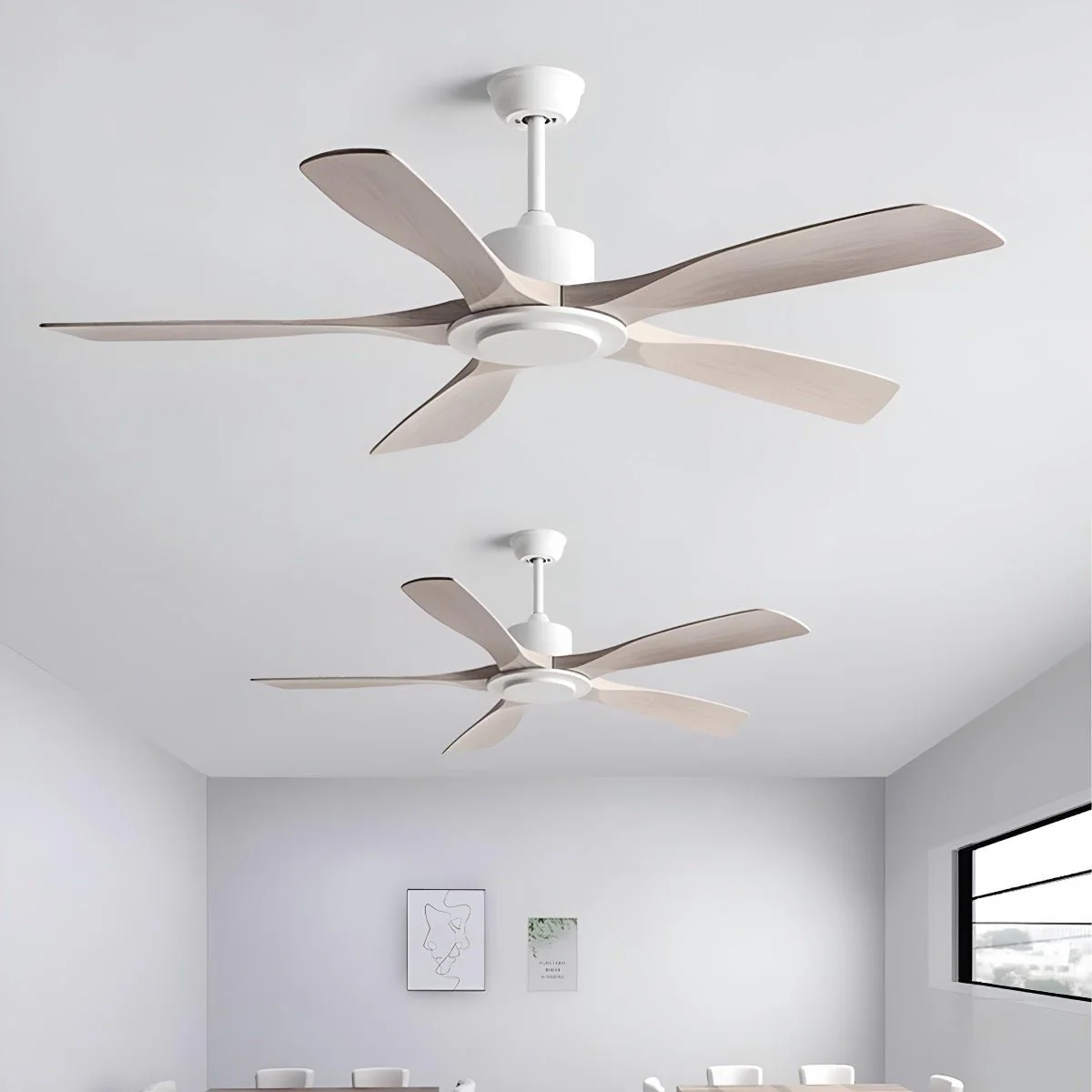 Modern Industrial DC Motor 6-speed Reverse Frequency Ceiling Fan - Image 2