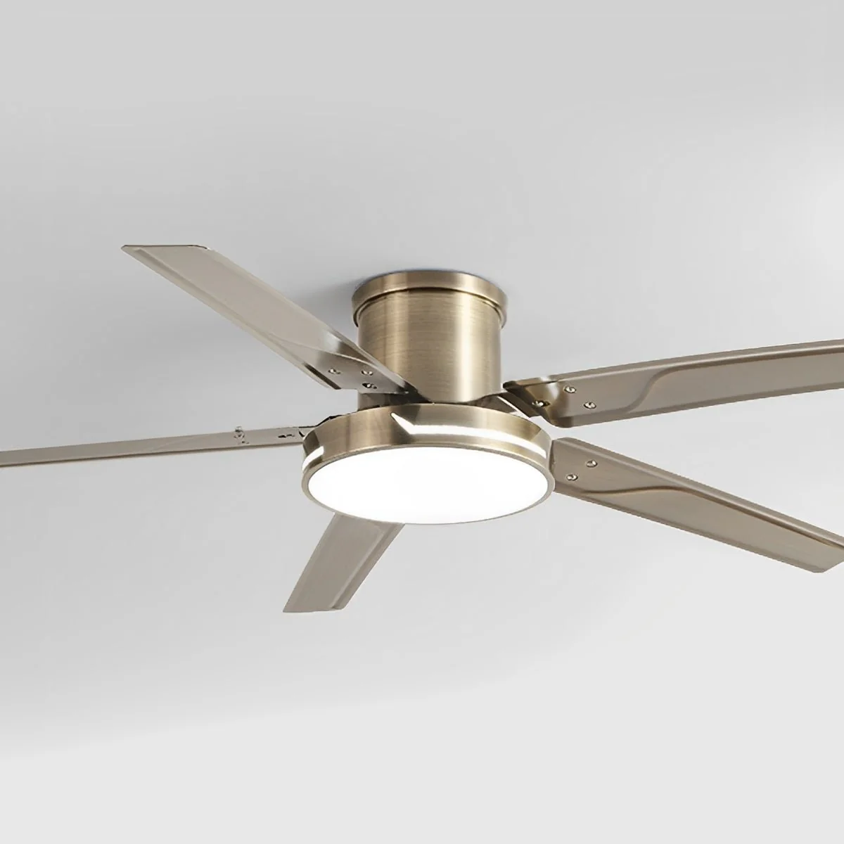 Modern Iron Five-leaf 6-speed Reverse DC Motor Fan Dimming Ceiling Fan Light - Image 8