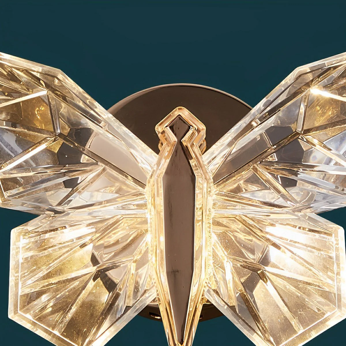 Modern Luxury Crystal Butterfly LED Indoor Wall Sconces - Image 6