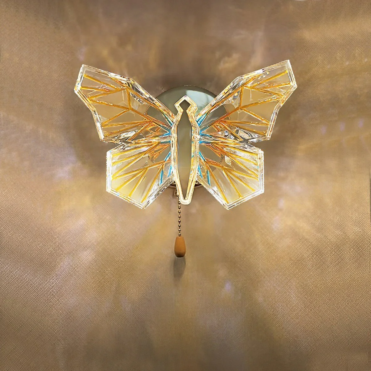 Modern Luxury Crystal Butterfly LED Indoor Wall Sconces - Image 7