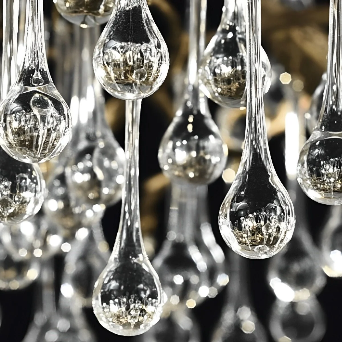 Modern Luxury Gold Tree Branch Teardrop Dimmable Chandelier Lights - Image 13
