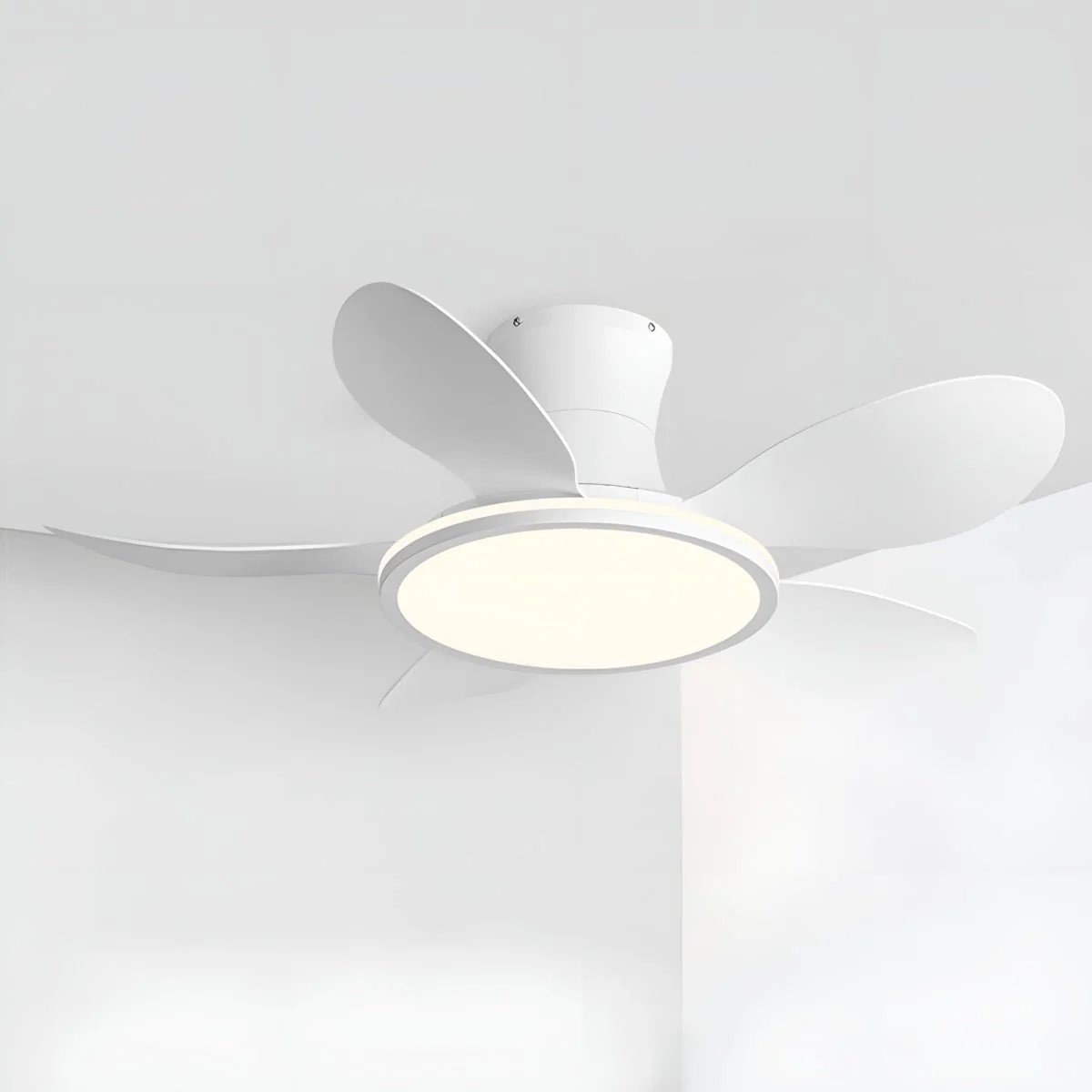 Modern Minimalist 15.7'' Lampshade DC Motor 6-Speed Reverse Ceiling Fan Light - Image 6