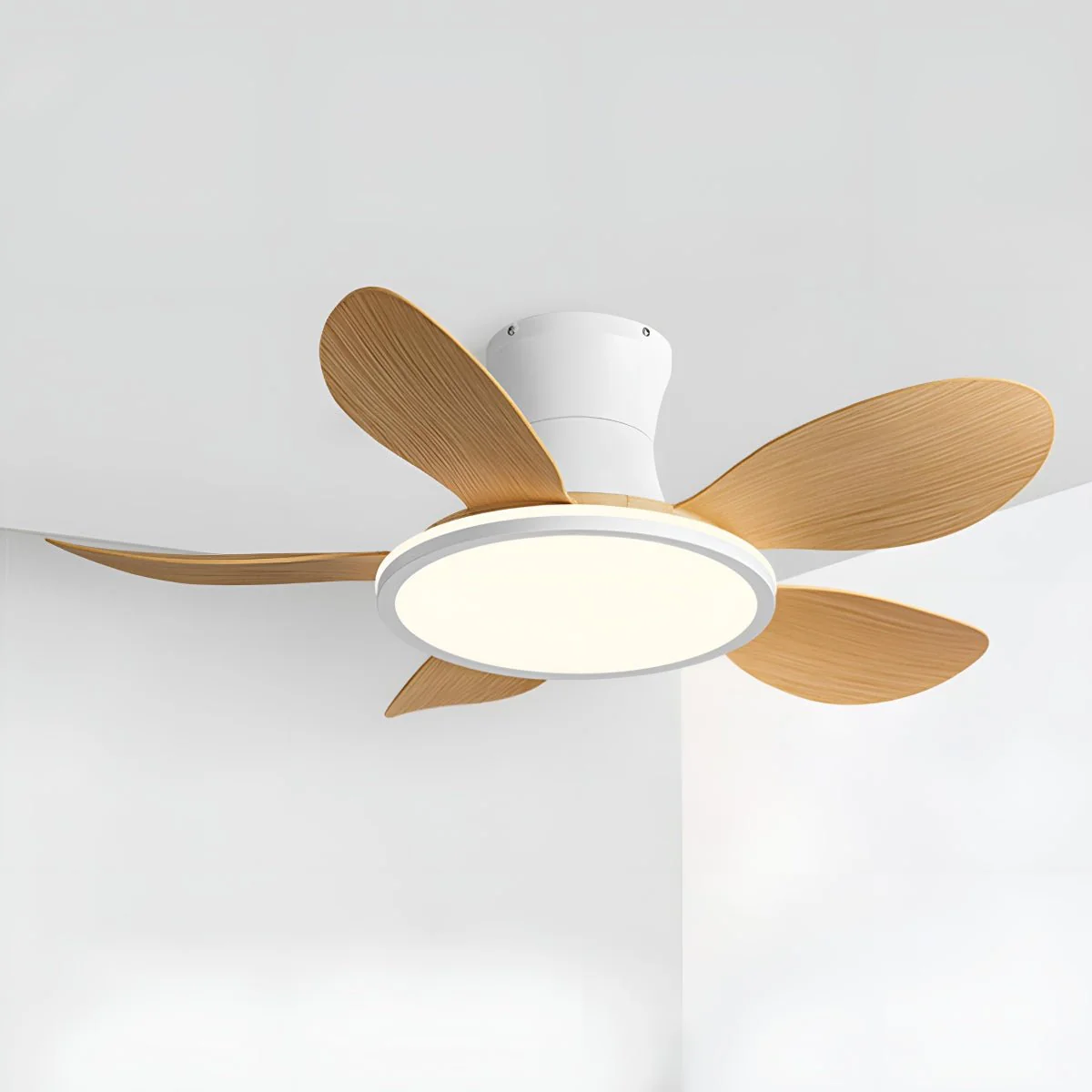 Modern Minimalist 15.7'' Lampshade DC Motor 6-Speed Reverse Ceiling Fan Light - Image 8