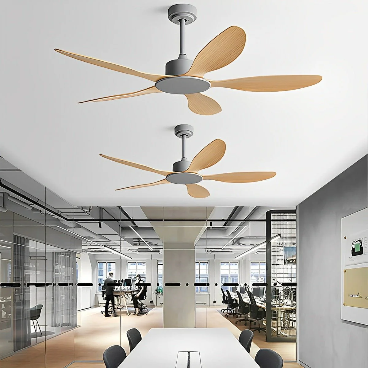 Modern Minimalist 5-Blades DC Motor Reverse Ceiling Fan - Image 5