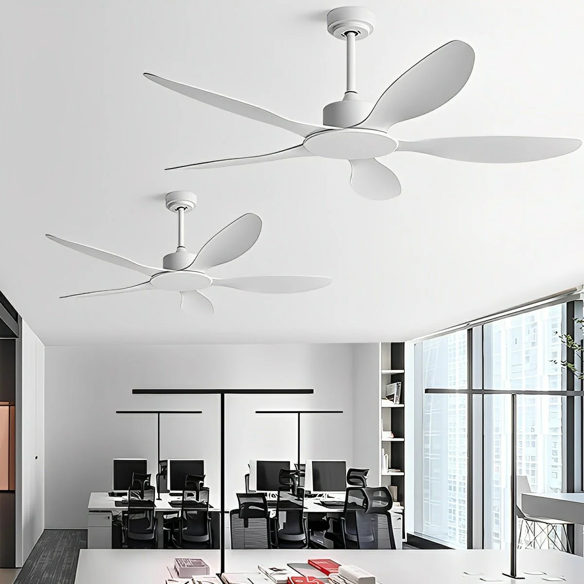 Modern Minimalist 5-Blades DC Motor Reverse Ceiling Fan - Image 6