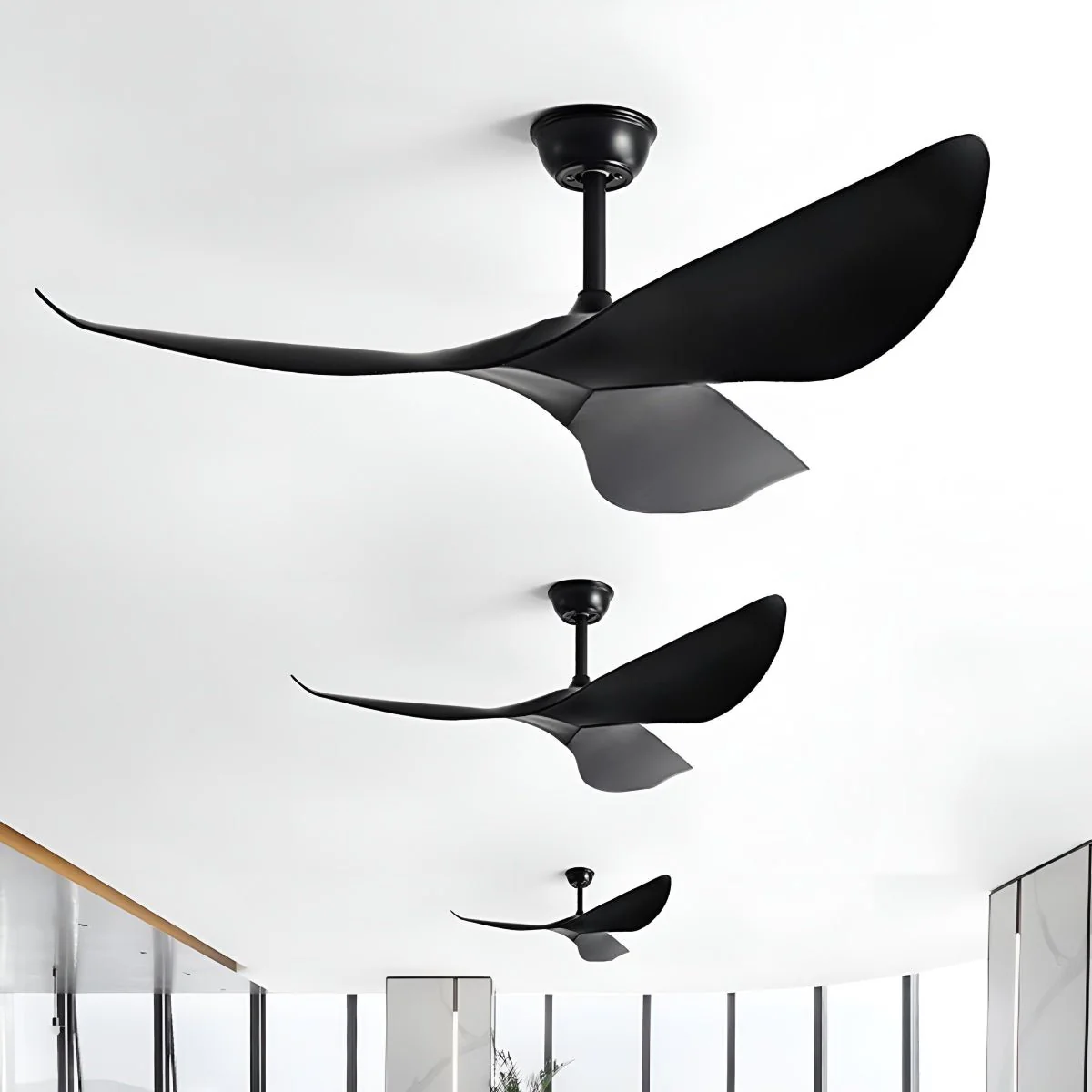Modern Minimalist 6-speed Reverse Frequency Ceiling Fan DC Motor - Image 4