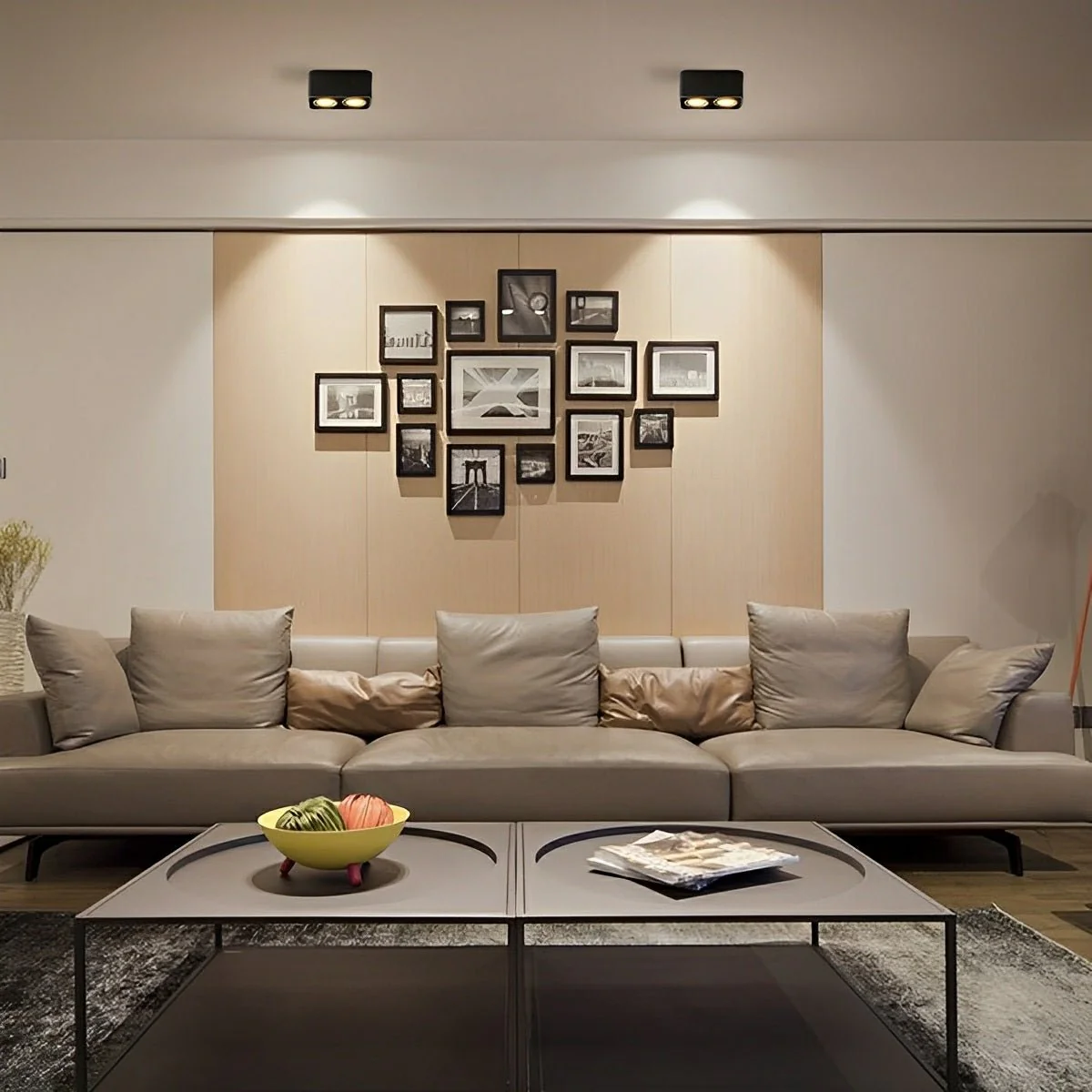 Modern Minimalist Aluminum Square COB Ceiling Spot Light - Image 3