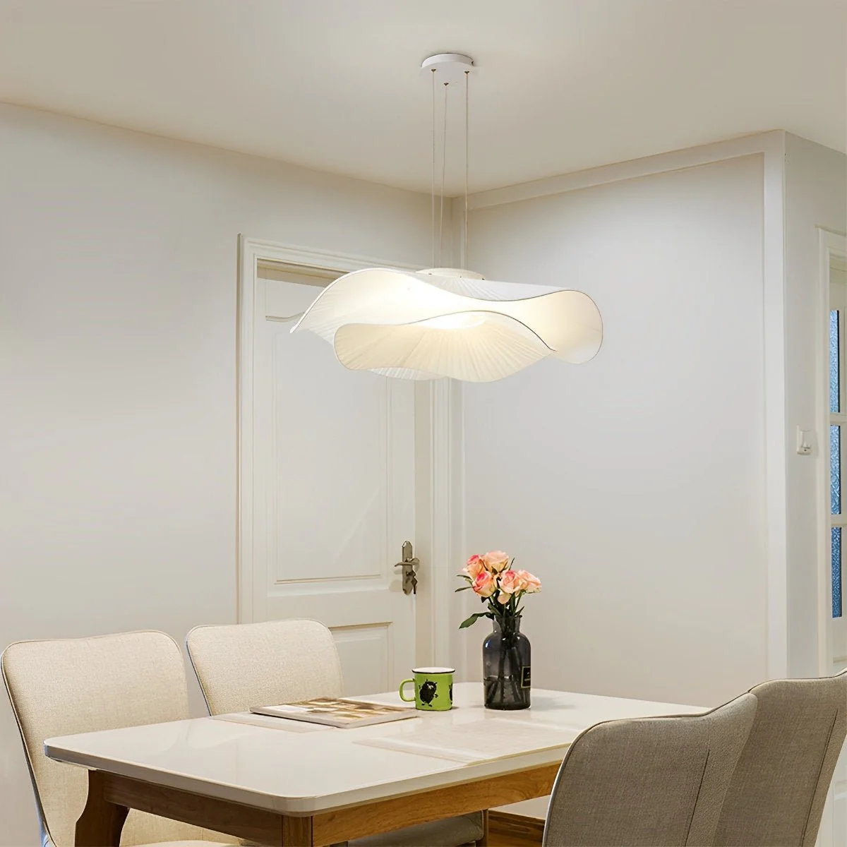 Modern Minimalist Art Lotus Leaf Pendant Lighting - Image 9