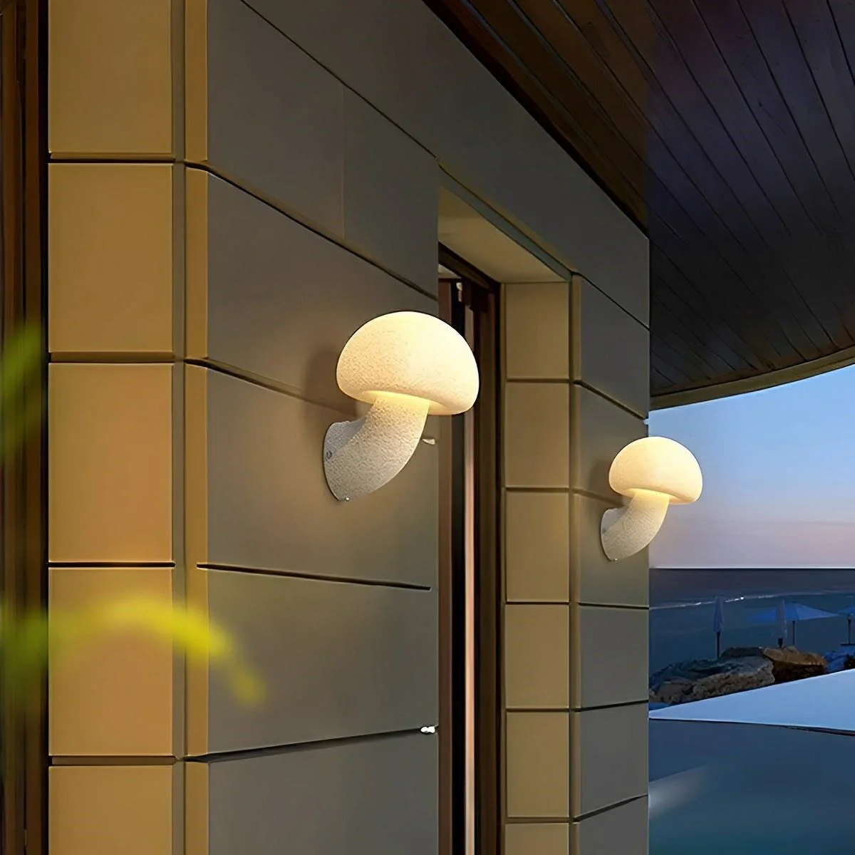 Modern Minimalist Creamy Style Mushrooms LED Wall Sconces - Image 10