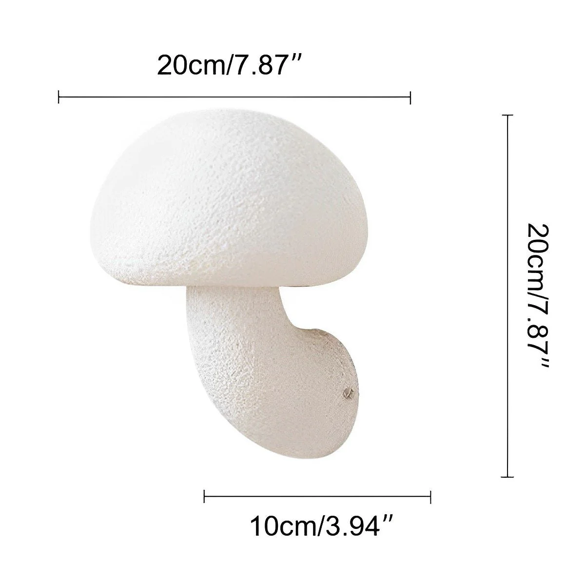 Modern Minimalist Creamy Style Mushrooms LED Wall Sconces - Image 14