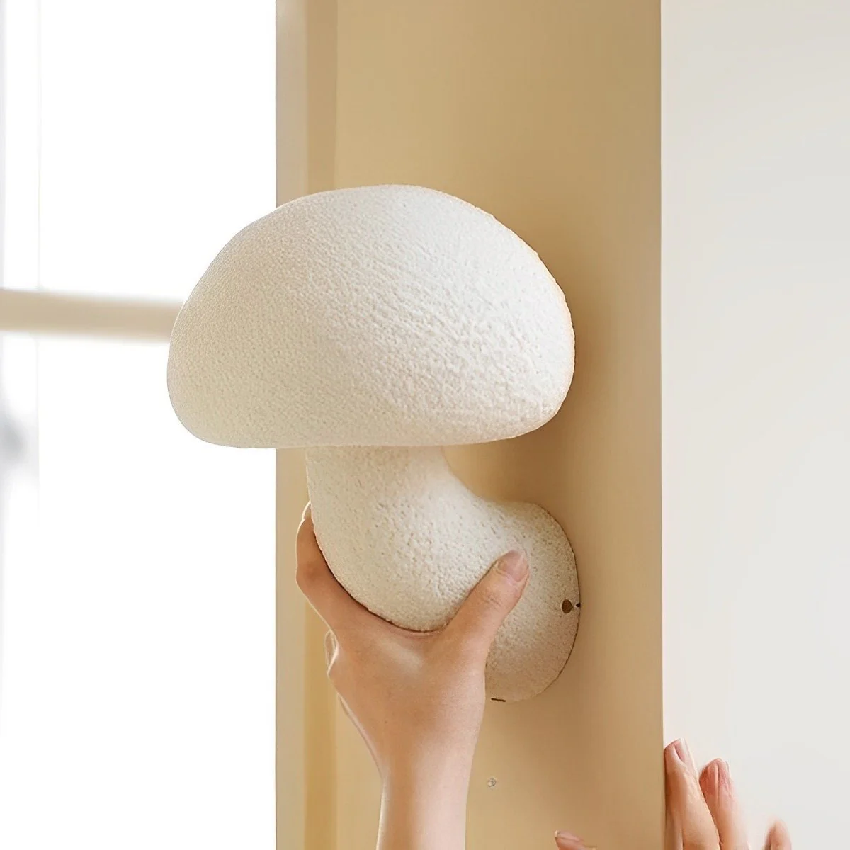 Modern Minimalist Creamy Style Mushrooms LED Wall Sconces - Image 9
