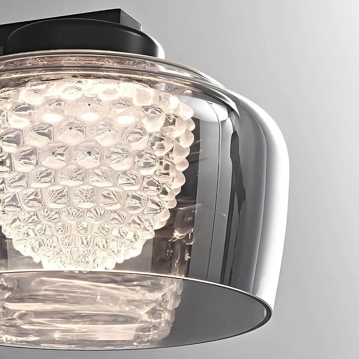 Modern Minimalist Creative Clear Wave LED Indoor Wall Sconces - Image 5