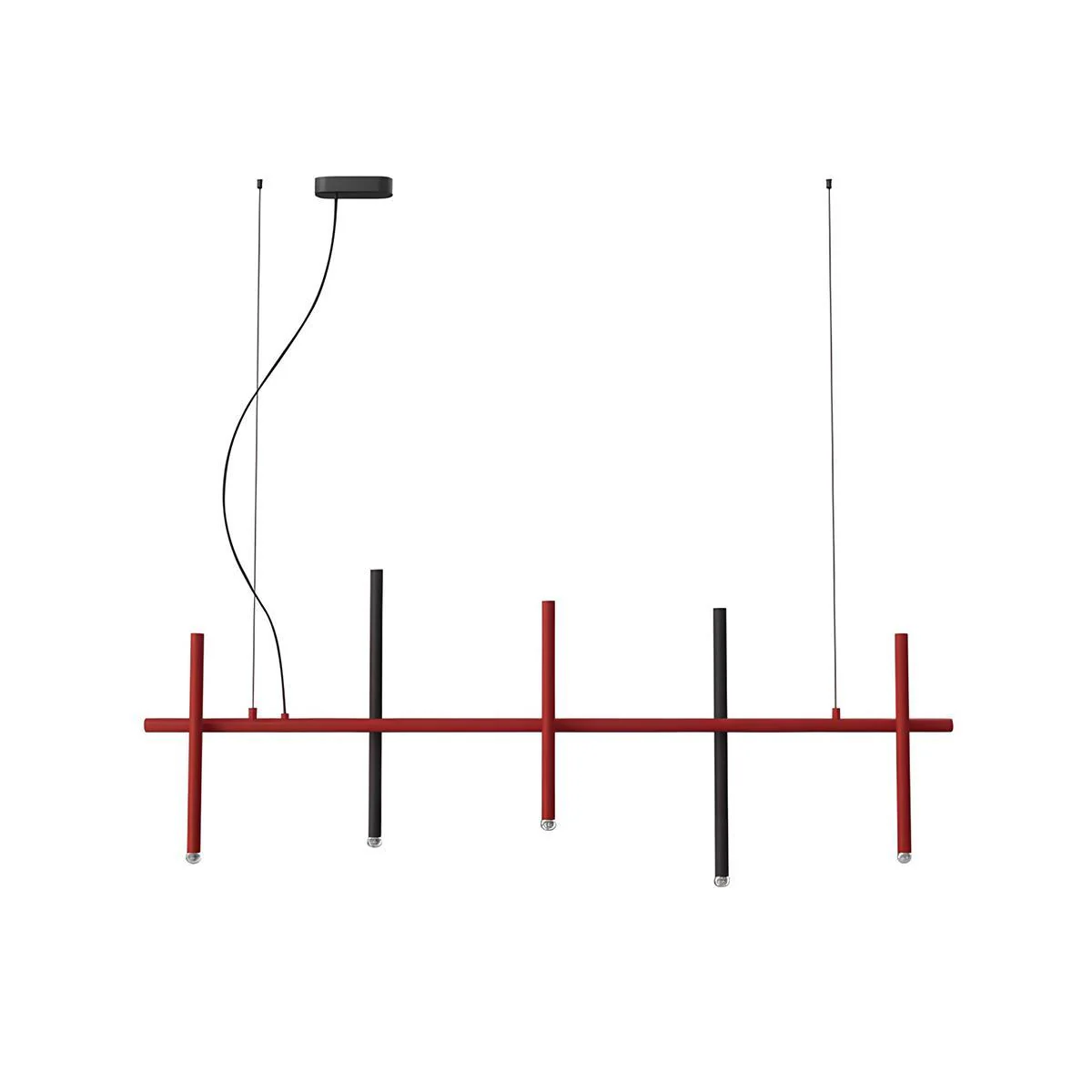 Modern Minimalist Creative Fence Indoor LED Ambiance Pendant Lights - Image 11
