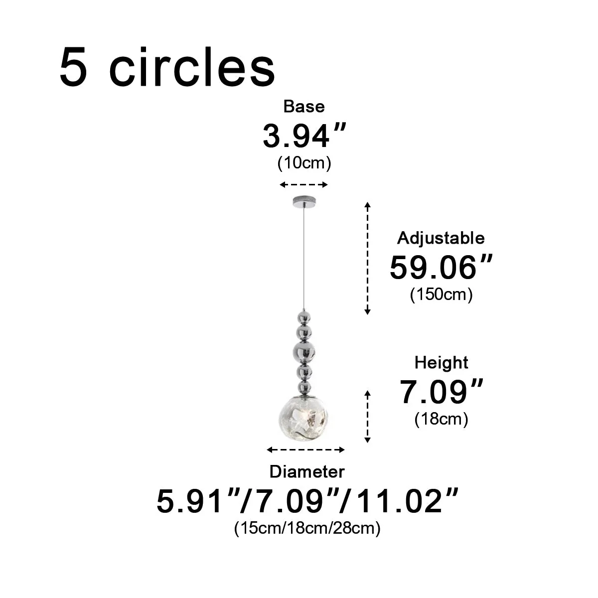 Modern Minimalist Crystal Globe Indoor Bar LED Pendant Lights - Image 10