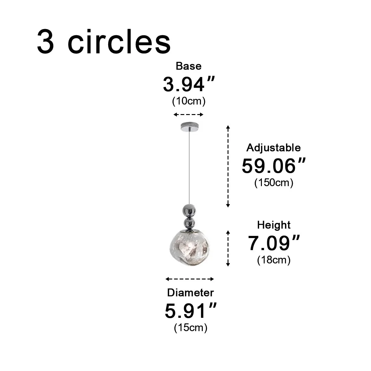 Modern Minimalist Crystal Globe Indoor Bar LED Pendant Lights - Image 11