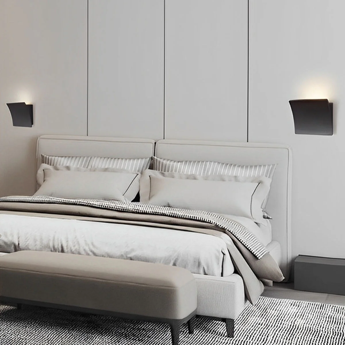 Modern Minimalist Curve LED Indoor Wall Sconces - Image 4