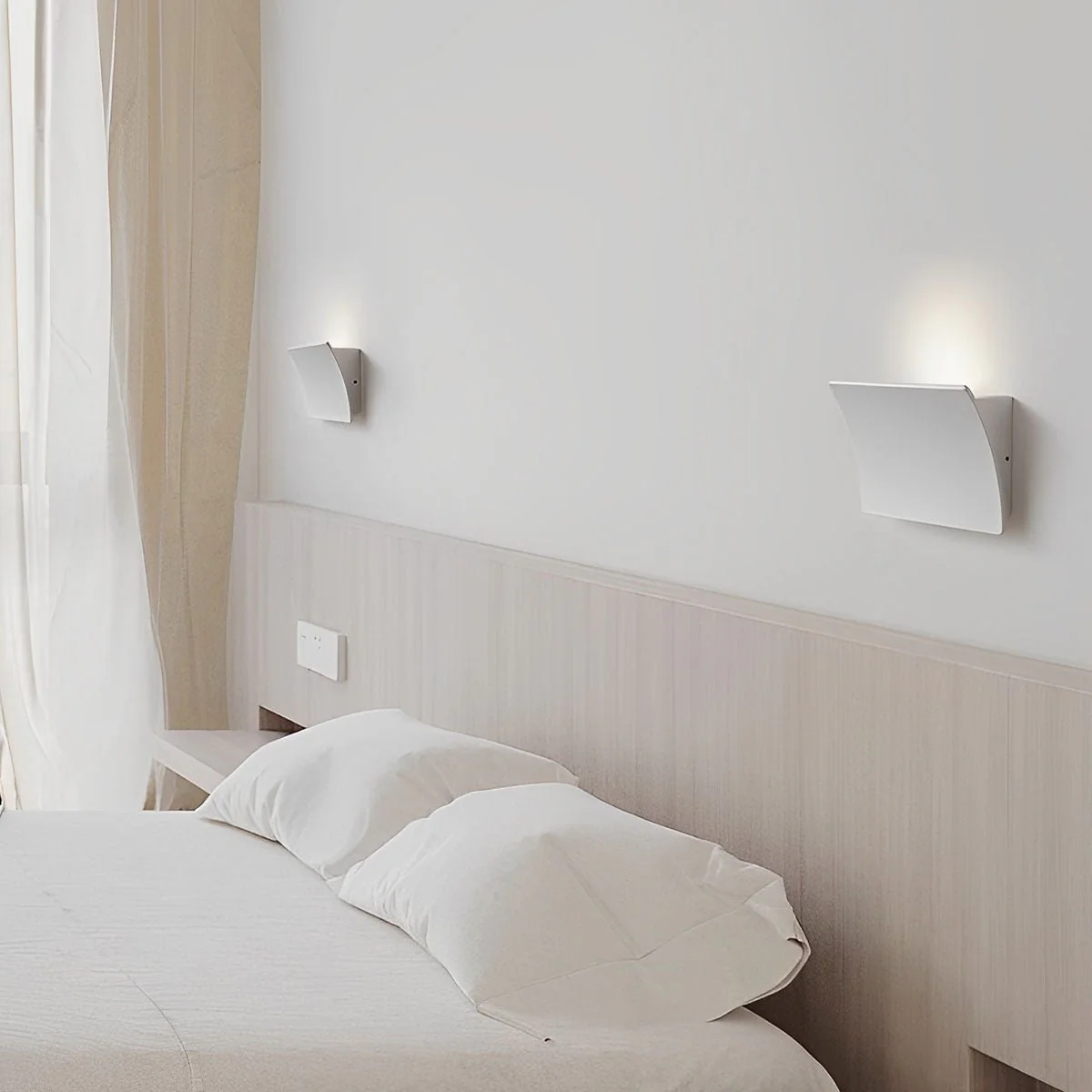 Modern Minimalist Curve LED Indoor Wall Sconces - Image 5