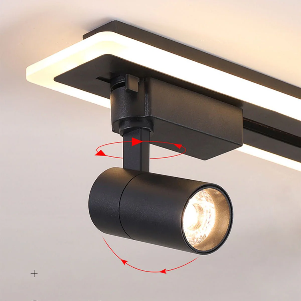 Modern Minimalist DIY Long Strip Track Spotlight LED Ceiling Light - Image 10
