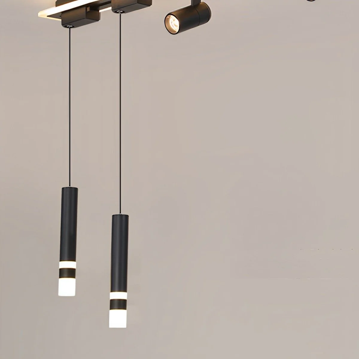 Modern Minimalist DIY Long Strip Track Spotlight LED Ceiling Light - Image 12