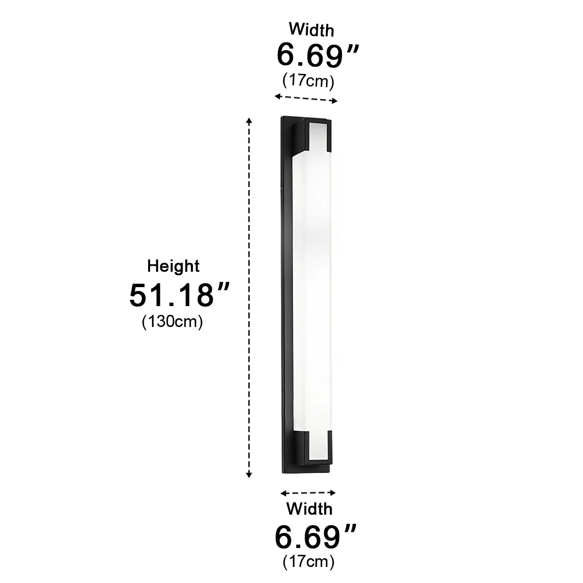 Modern Waterproof Linear Strip LED Outdoor Wall Lights - Image 11