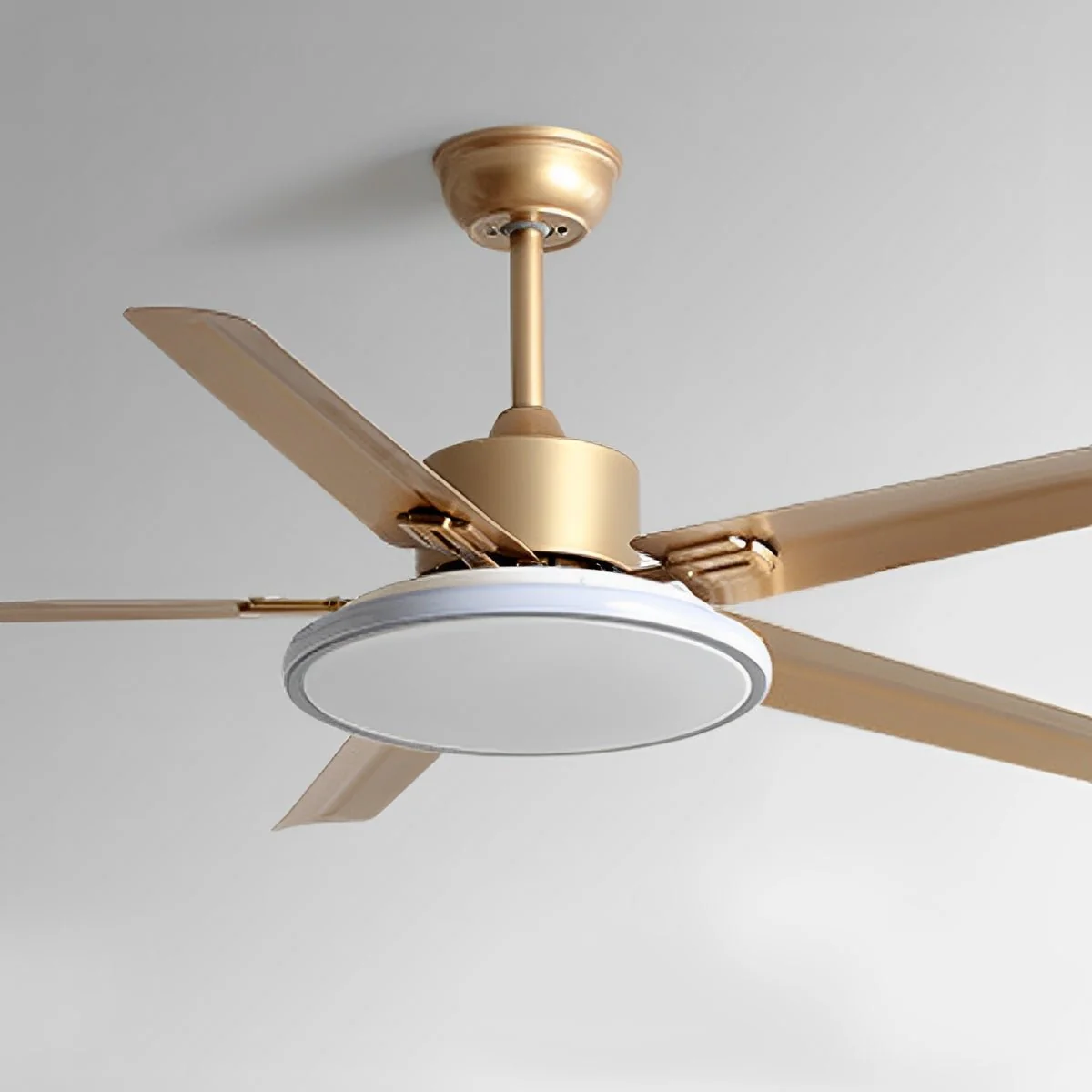 Modern Minimalist DC Motor 6-Speed Reverse Stainless Steel Ceiling Fan - Image 4