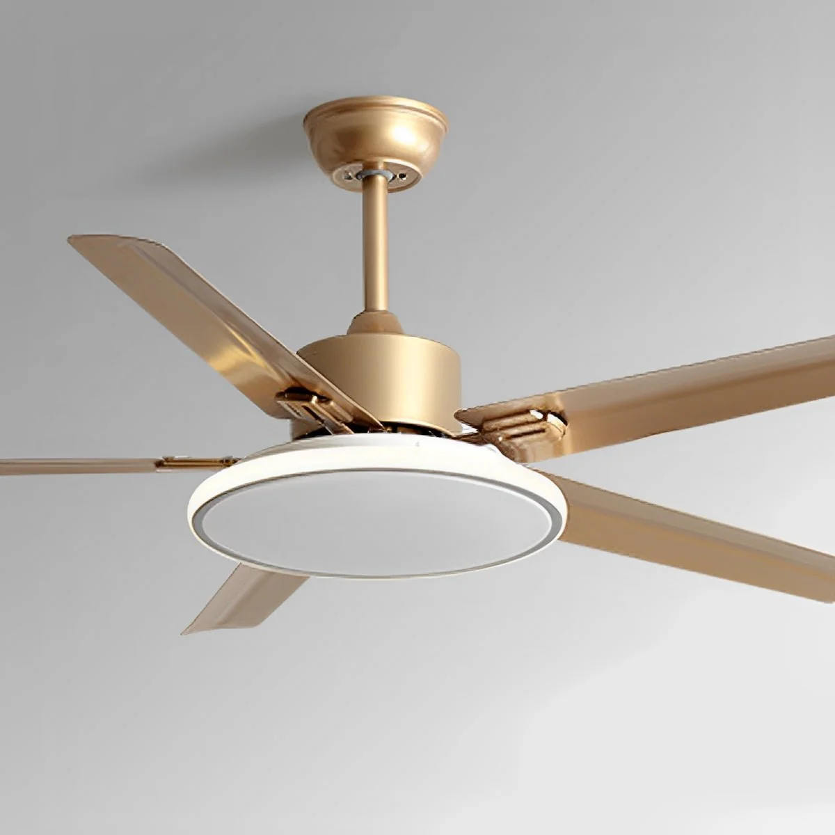 Modern Minimalist DC Motor 6-Speed Reverse Stainless Steel Ceiling Fan - Image 5