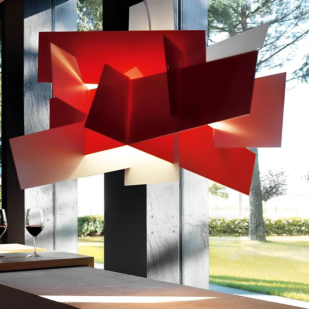 Modern Minimalist Geometric Art Pendant Light - Image 11