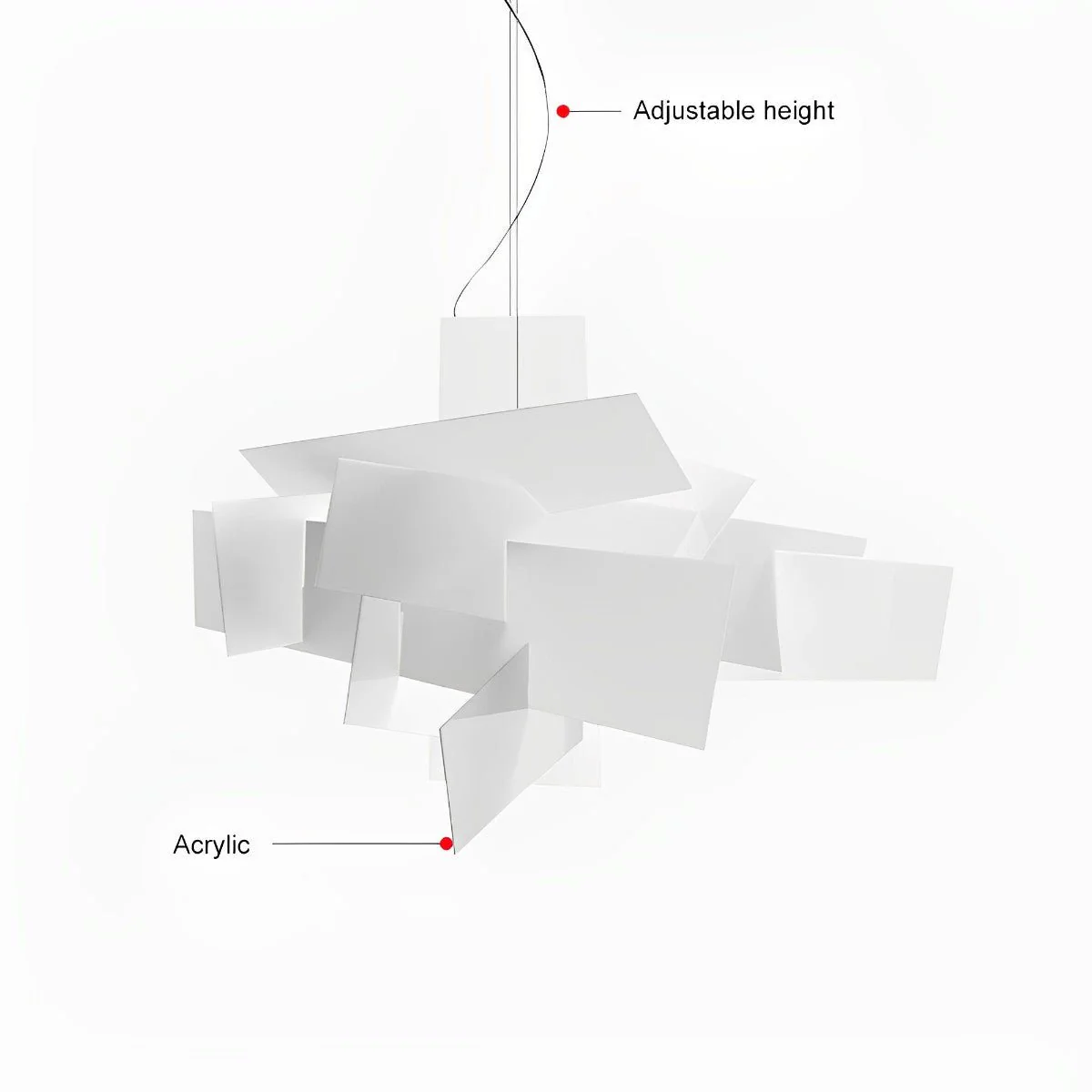 Modern Minimalist Geometric Art Pendant Light - Image 13