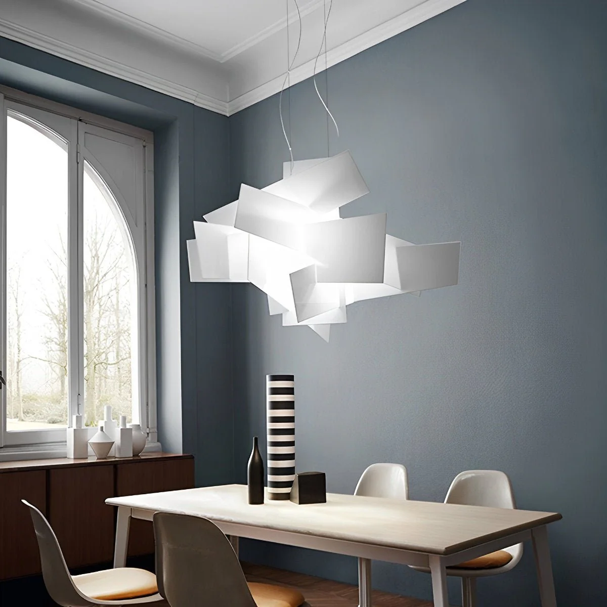Modern Minimalist Geometric Art Pendant Light - Image 5