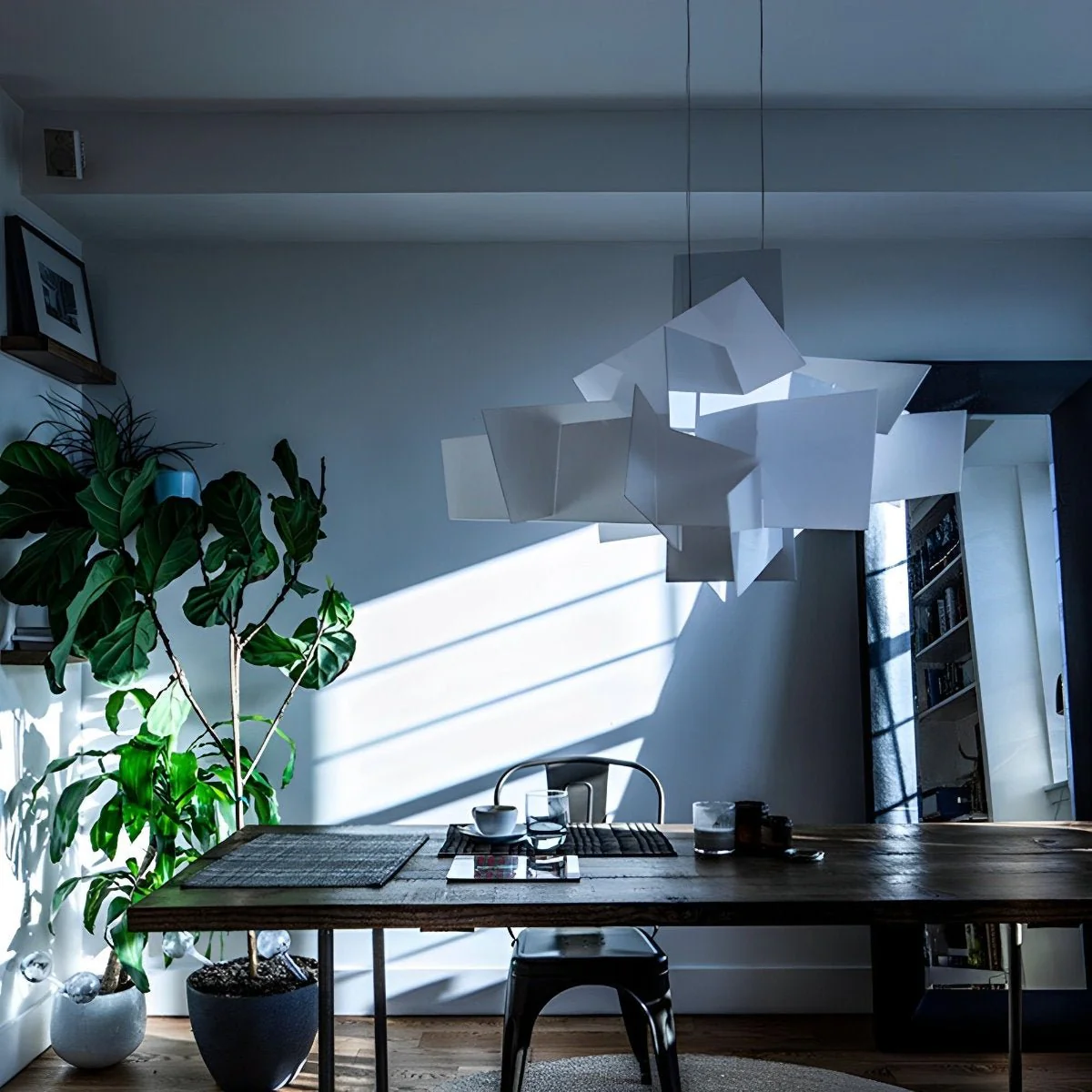 Modern Minimalist Geometric Art Pendant Light - Image 6