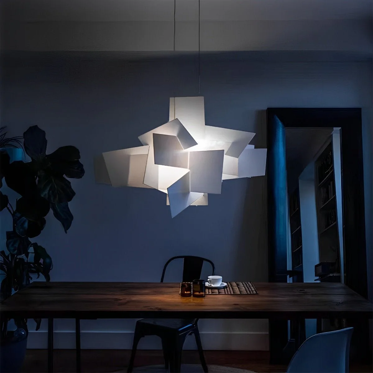 Modern Minimalist Geometric Art Pendant Light - Image 7