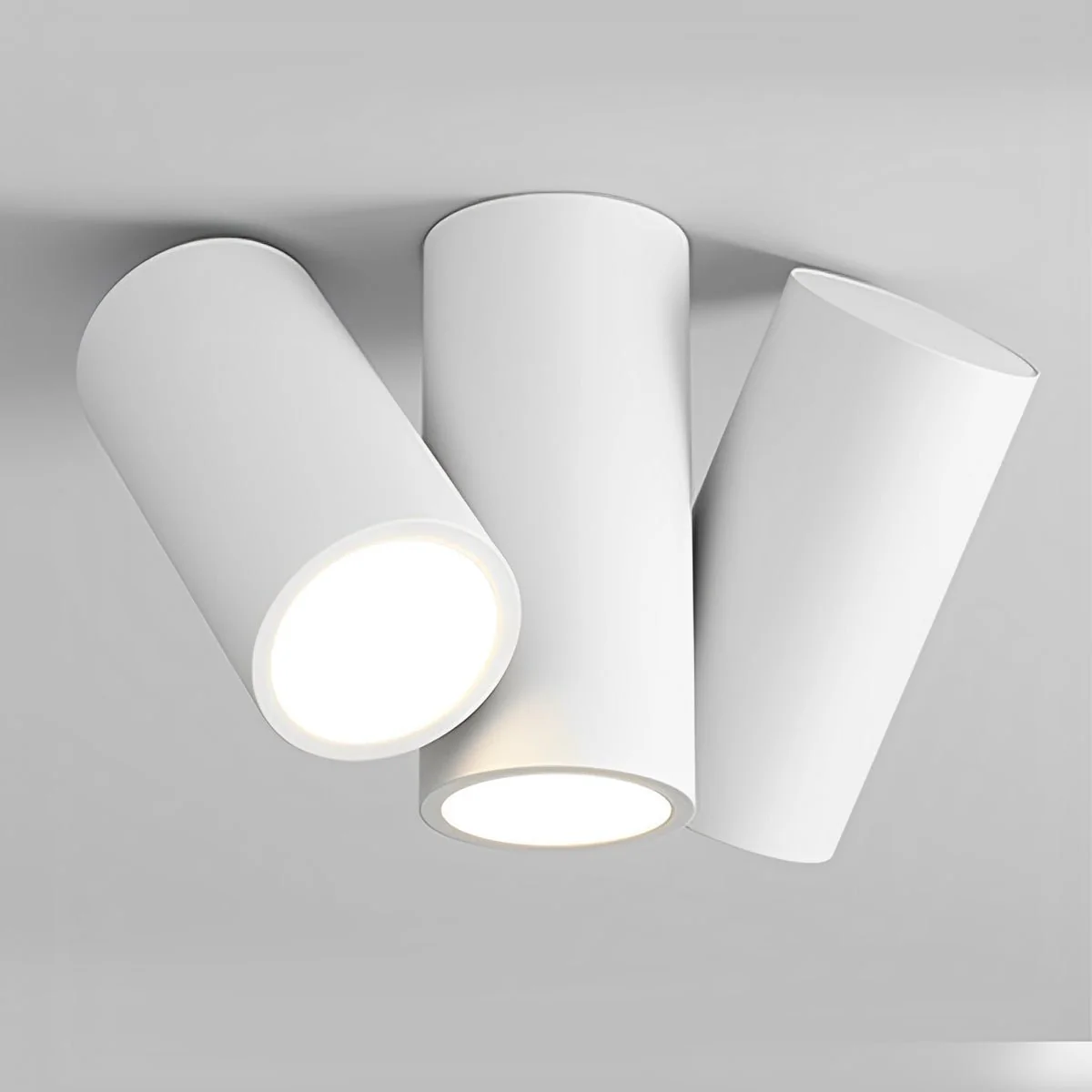 Modern Minimalist Geometric Cylinder LED Indoor Ceiling Light - Image 12