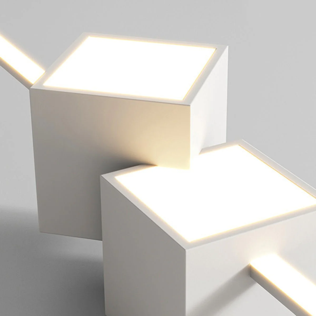 Modern Minimalist Geometric LED Long Strip Indoor Ceiling Light - Image 5