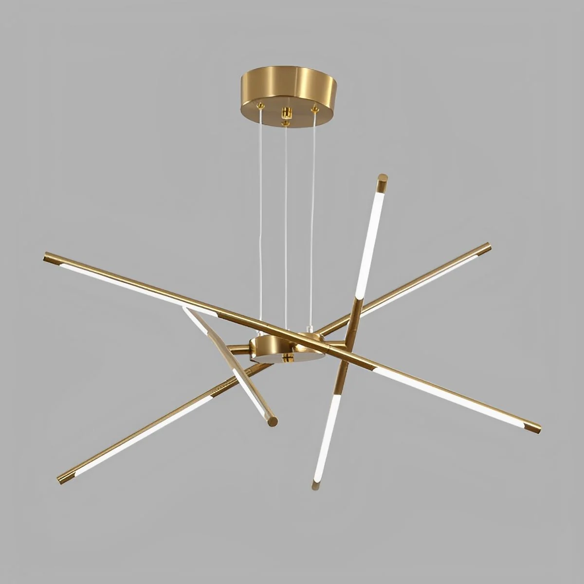 Modern Minimalist Geometric LED Long Strip Indoor Pendant Lights - Image 11