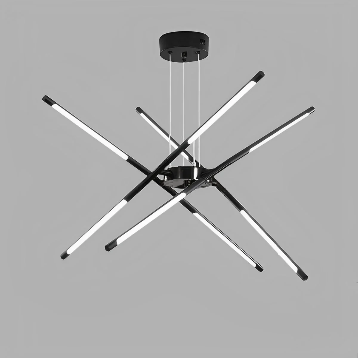 Modern Minimalist Geometric LED Long Strip Indoor Pendant Lights - Image 15