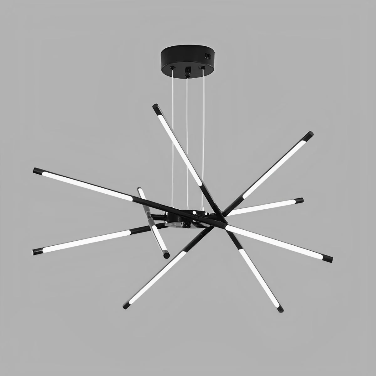 Modern Minimalist Geometric LED Long Strip Indoor Pendant Lights - Image 16