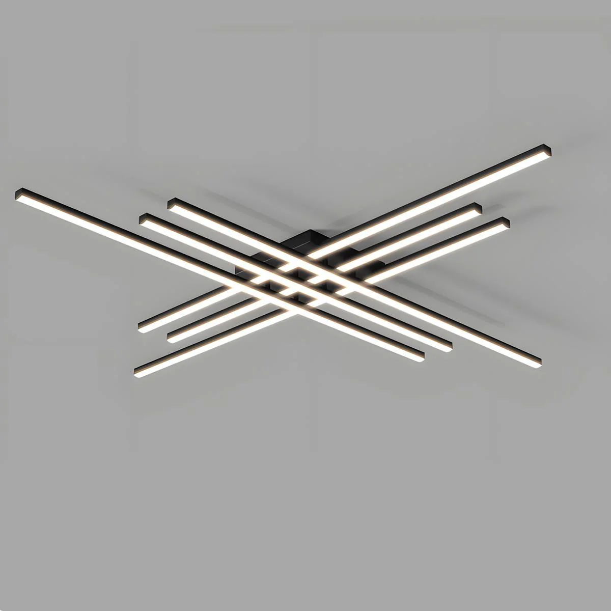 Modern Minimalist Geometric Long Strip LED Ceiling Light - Image 22
